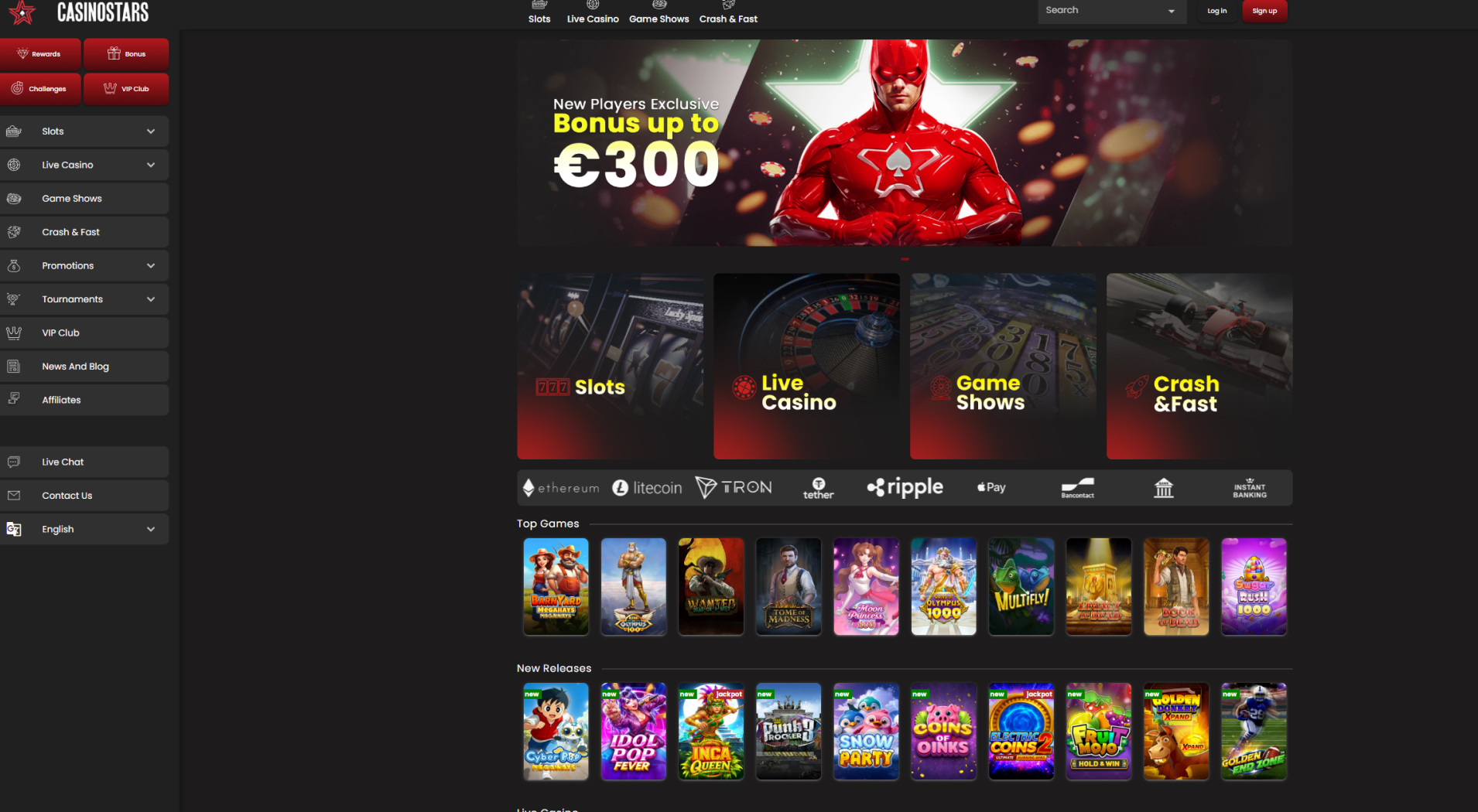 7. CasinoStar- Offerta casinò AstroPay bilanciata